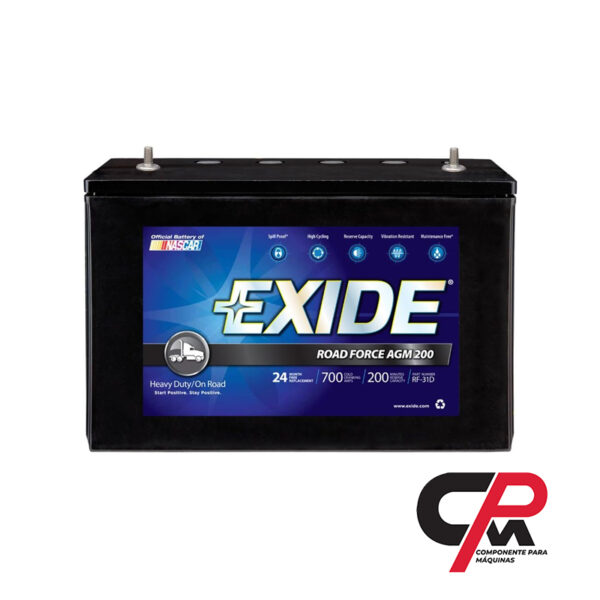 BATERIA HEAVY DUTY. MARCA EXIDE